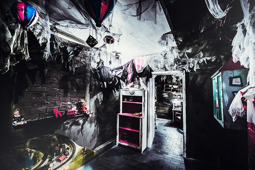 Escape Room Leipzig Geisterhaus – Innenansicht