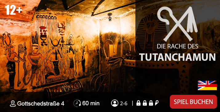 Escape Room Leipzig Tutanchamun – Spielraum mit ägyptischem Thema